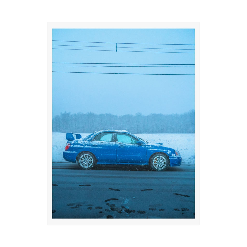 Snowy STi Poster